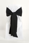 Black Cotton Sash