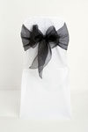 Black Organza Bow