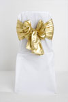 Gold Tissue Lam Bow