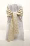 Ivory Brocade Sash