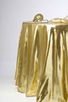 Gold Miralame Round Tablecloth